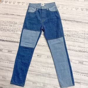 Women's Princess Polly Patchwork Jeans Size 4 Denim